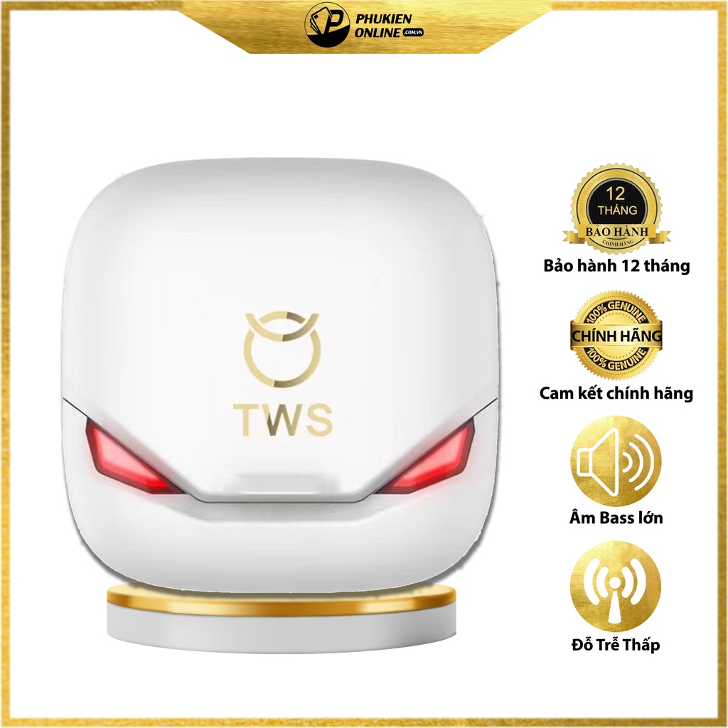 Tai Nghe Không Dây Gaming FLOVEME HQ10 TWS - Chuyên Dụng Cho Game Thủ - Bass Mạnh Mẽ, Độ Trễ Cực Thấp Khi Chơi Game.