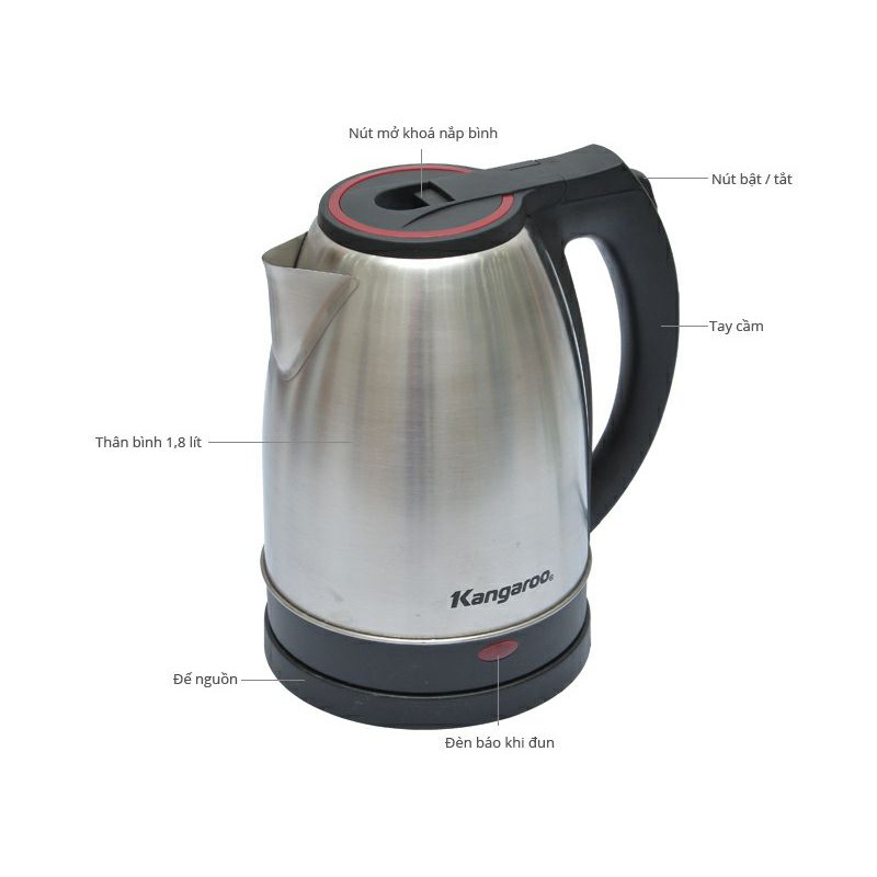 ẤM SIÊU TỐC KANGAROO KG 338