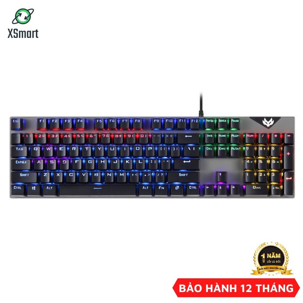 Bàn Phím Cơ Gaming K1 RED Switch 20 Chế Độ LED Màu Cực Đẹp Chơi Mọi Tựa Game Trên Máy Tính Laptop PC