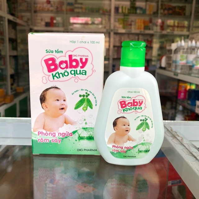 SỮA TẮM NGỪA RÔM SẢY BABY KHỔ QUA 100ml