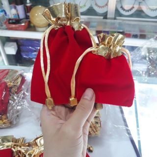 TÚI GẤM ĐỎ ĐỰNG ĐỒ PHONG THỦY