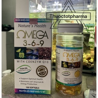 OMEGA 369 - Tăng cường thị lực cho mắt, giúp sáng mắt, tốt cho da, tim mạch (Lọ 100 viên)