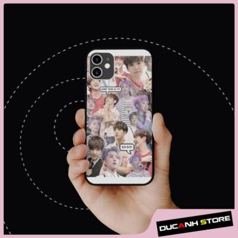 Ốp Lưng iPhone hình korea singer  collage art op art sang trọng viền vuông  cho các dòng SAMSUNG PAP20211012