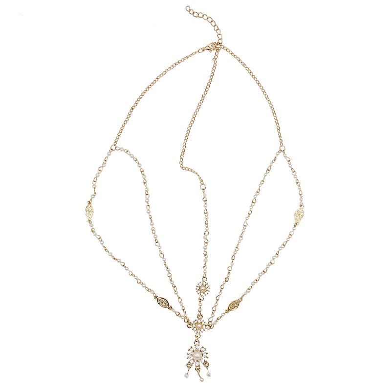 Trang sức trang trí trán đính đá phong cách bohemian thời trang thanh lịch đẹp mắt cho nữ