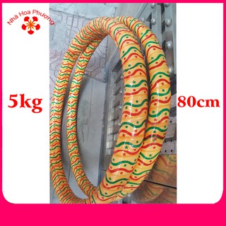 Vòng lắc eo thông minh KHỦNG 5 KG song mây chập 3 giúp giảm mỡ bụng cực nhanh siêu hiệu quả