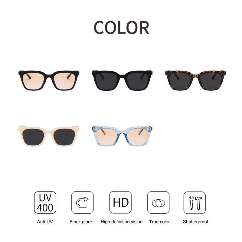 (KIQI-FASHION) COD Kính Mát Mắt Mèo Chống Tia UV400 Thời Trang Cho Nữ