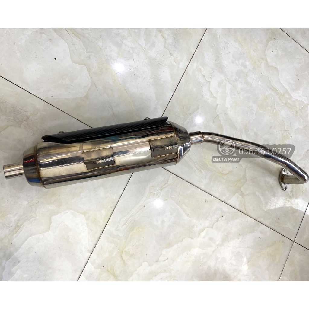 Pô tăng R8 NVX 155 ôp Carbon - pô độ nvx 155