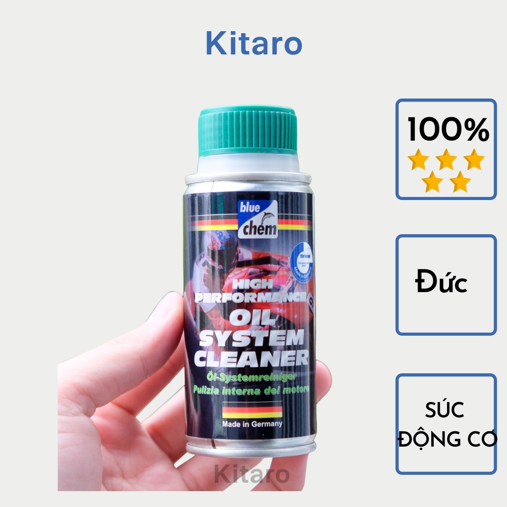  BLUECHEM Súc Rửa Động Cơ Oil System Cleaner 50ml
