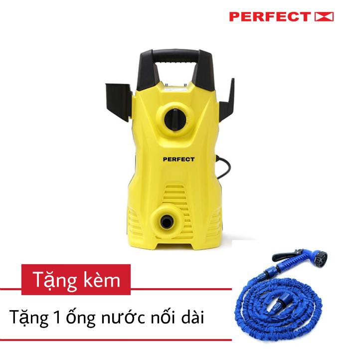 Máy rửa xe Mini Perfect USA Công Suất 1600W Tự Động Hút Nước Dùng Trong Gia Đình Tặng Vòi Xịt Co Giãn