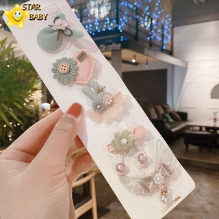 Set Kẹp Tóc Dễ Thương Cho Bé Gái