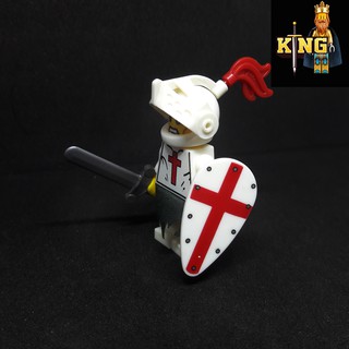 NON Lính kiếm mũ giáp mặt Kingdom Knight E818