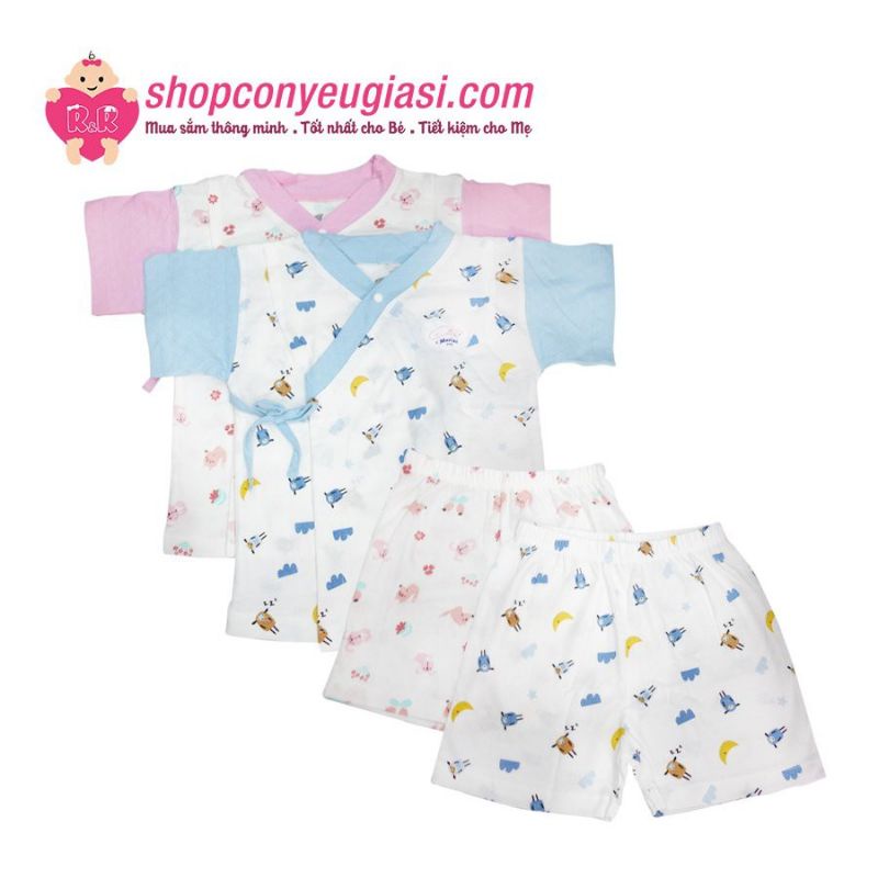 Bộ quần áo Yukata Cao cấp 100% cotton siêu thoáng cho bé (Lullaby)