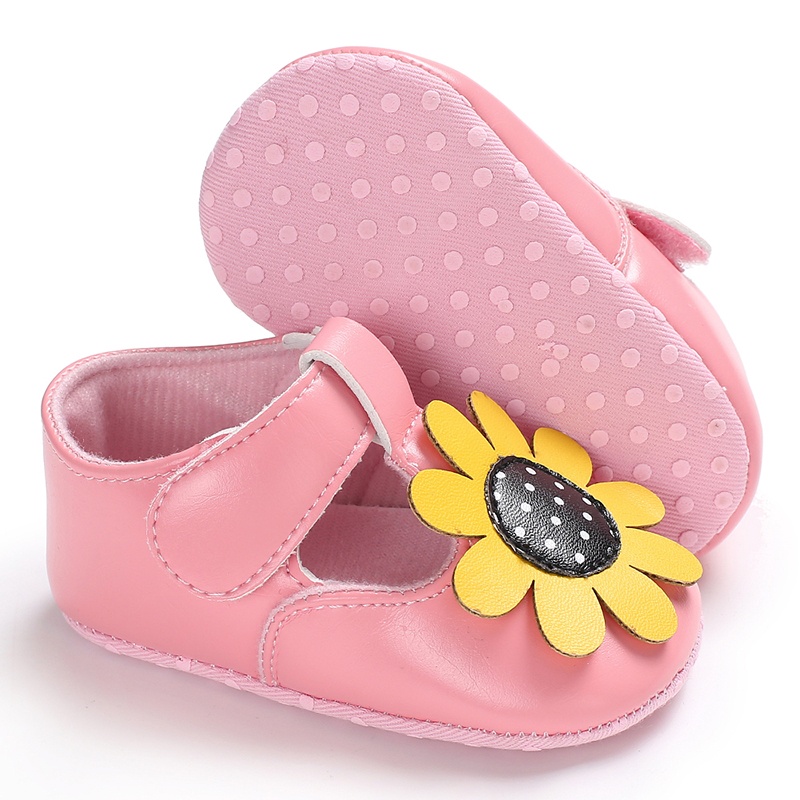 Giày Búp Bê Phối Nơ Xinh Xắn Dành Cho Bé Gái Từ 0-18 Tháng Tuổi Walkers