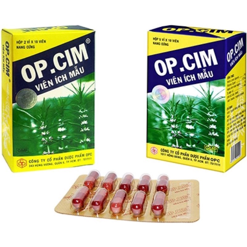 Viên uống cao ích mẫu OPC OP.CIM ( hộp 20 viên- hộp 50 viên)