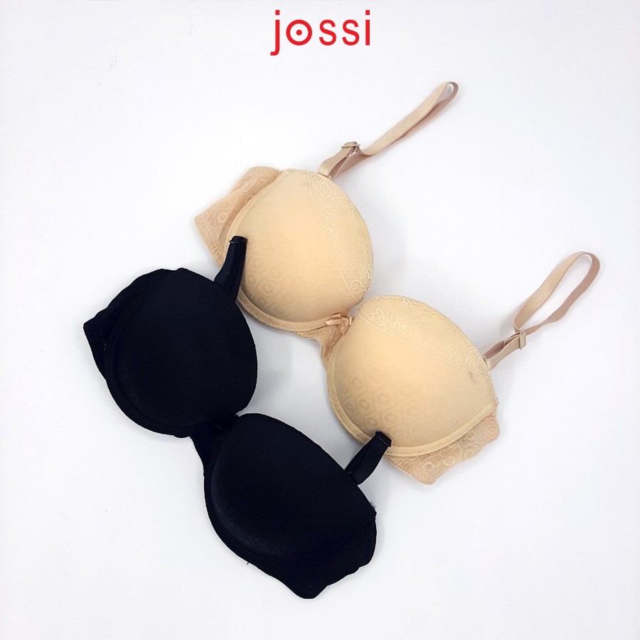 Áo lót Jossi 1331- Áo ren mút dày, cúp ngang,dây trong (thay được dây trong vai và lưng)