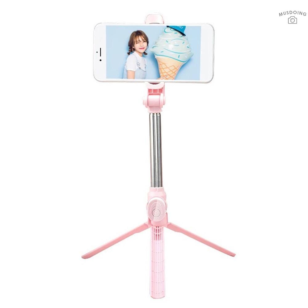 Gậy chụp ảnh tự sướng kiêm tripod cầm tay điều chỉnh được bluetooth đa năng nhỏ gọn