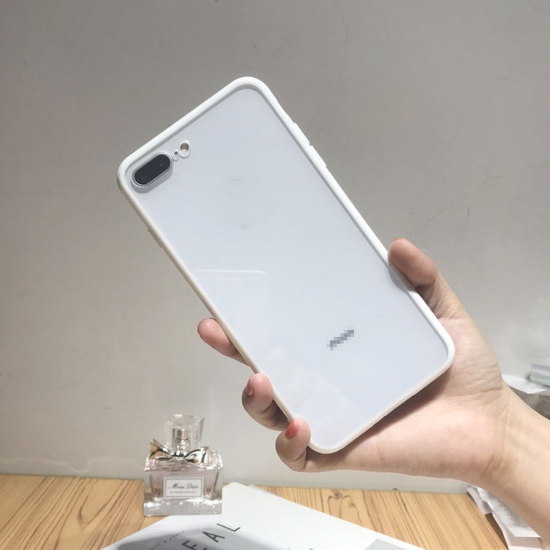 Ốp lưng IP trơn viền màu cho 6/6s/6plus/6splus/7/8/7plus/8plus/X/Xs/XsMax/11/11promax/12/12promax
