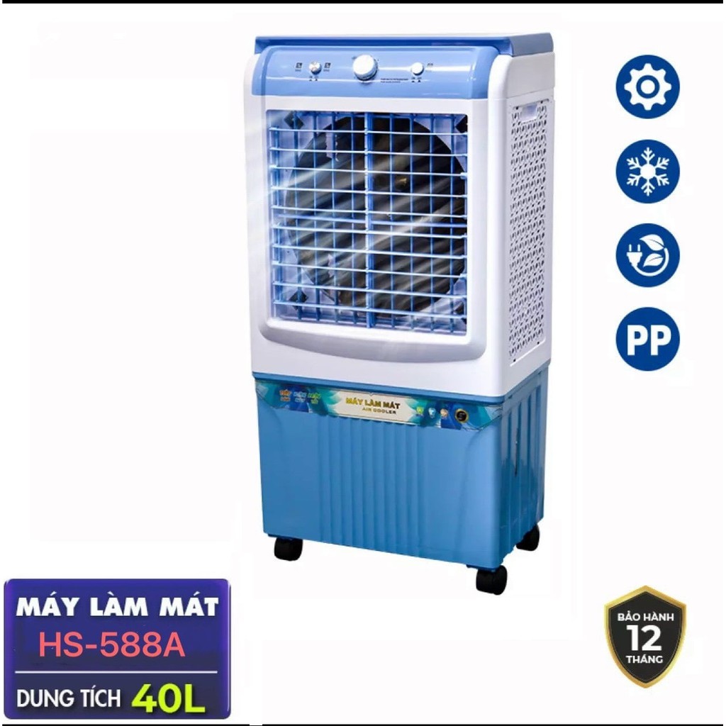 QUẠT ĐIỀU HOÀ HƠI NƯỚC 45L CÓ BÁNH XE TẶNG 2 ĐÁ KHÔ/HS-35A/ COOL SUMMER ( SIÊU GIÁ RẺ ) | BigBuy360 - bigbuy360.vn
