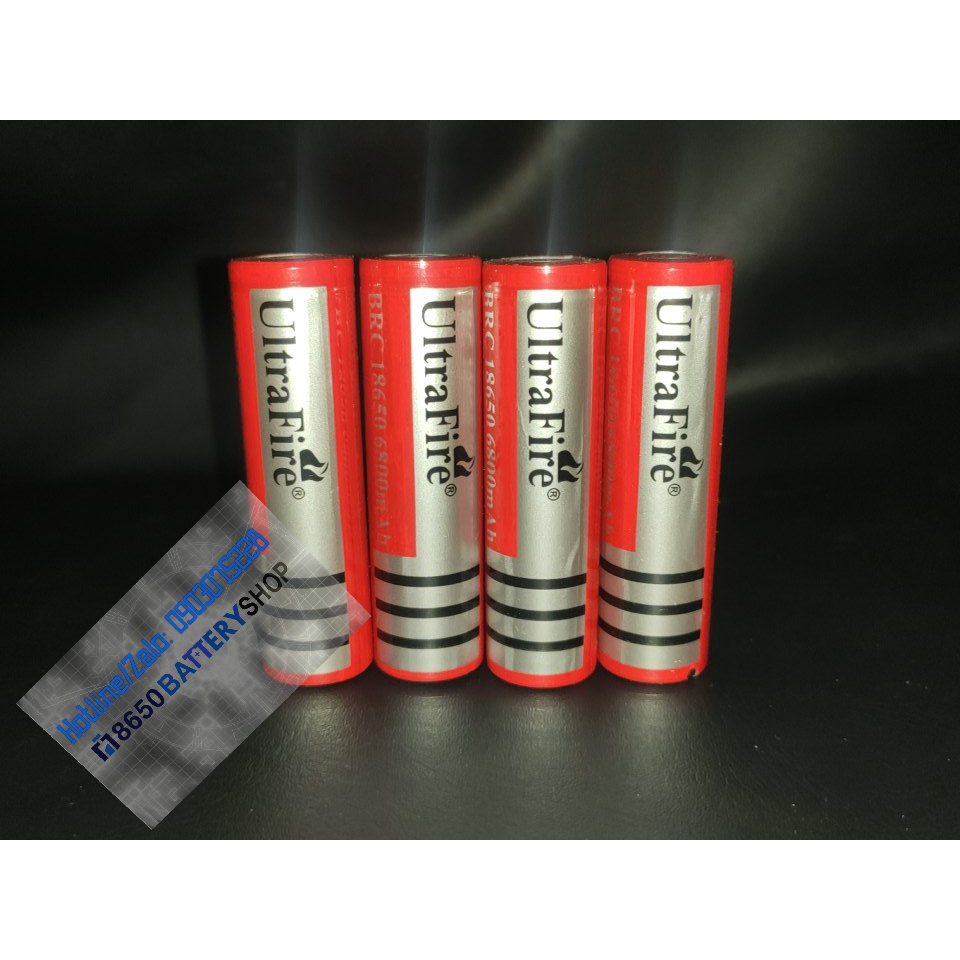 [P33] Pin sạc 18650 Ultra fire bao bì 6800 - dung lượng thật 1200mah chuyên cho quạt cầm tay