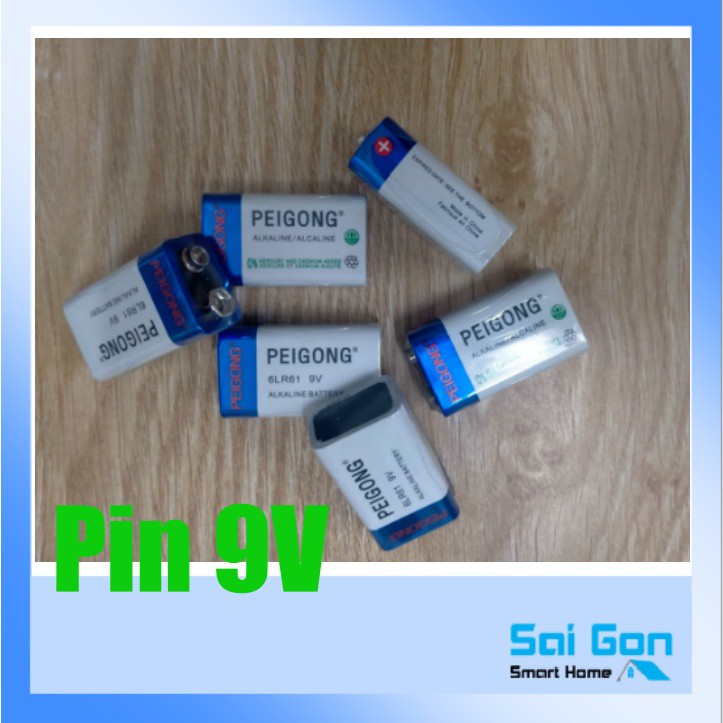 Pin 9v Alkaline Peigong Chuyên Dùng Cho Micro Karaoke Đồng Hồ, Đồ Chơi Trẻ Em, Các Dụng Cụ Cầm Tay,...