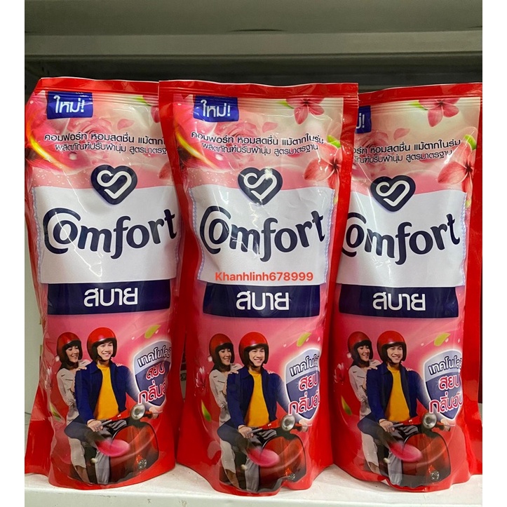Nước xả vải Comfort Thái Lan - Đỏ 500ml