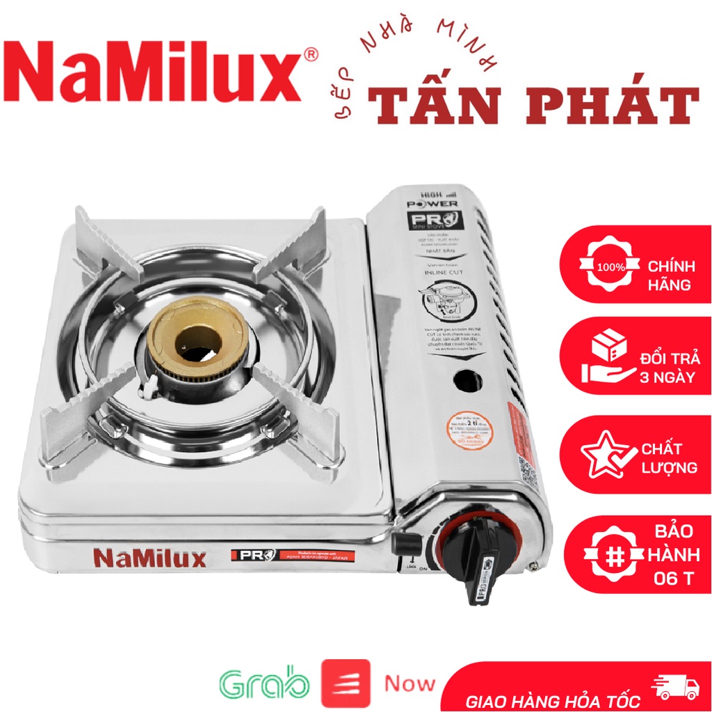 Bếp Ga INOX Namilux Chống Nổ 2S NA2021AS Chính Hãng