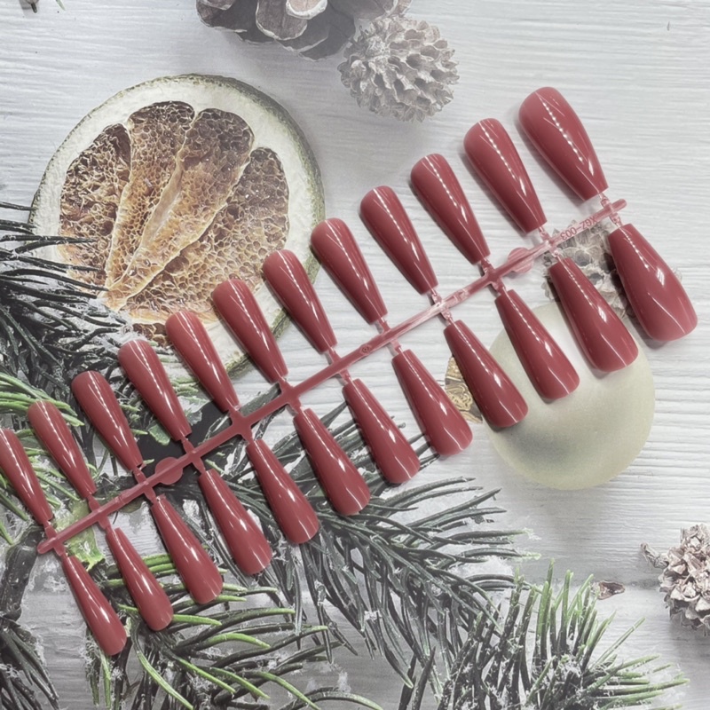 Móng up thạch sơn sẵn tiện dụng, móng tay giả sơn sẵn màu thạch Thiên Di Nail