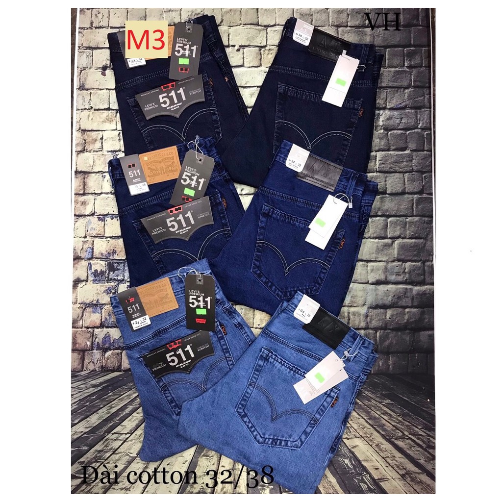 Quần jeans nam co giãn Big size ống suông QN235