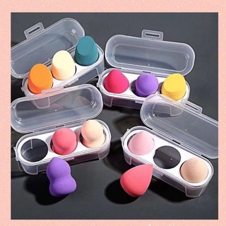 Set 3 bông mút tán kem nền bông mút trang điểm