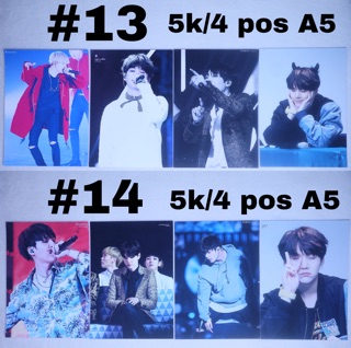 (Có sẵn) Sale poster A5 Suga BTS