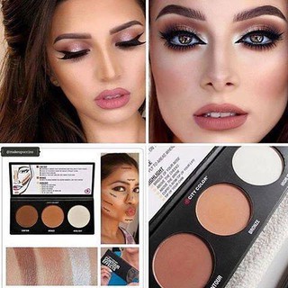 Tạo khối đánh sống mũi highlight City Color Contour Effects Palette
