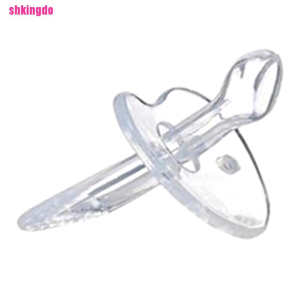 Ti giả bằng silicon trong suốt chất liệu an toàn thích hợp cho bé
