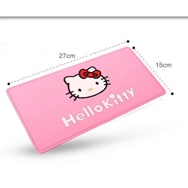 Tấm thảm lót chống trượt họa tiết hoạt hình dễ thương dành cho xe hơi