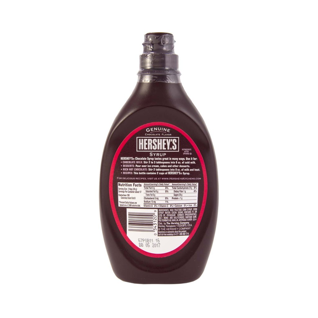 [Mã 267FMCGSALE giảm 8% đơn 500K] Siro Socola Hershey - 680G (CHAI) | BigBuy360 - bigbuy360.vn