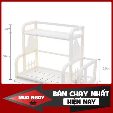 Kệ nhà bếp 2 tầng tiện ích Tashuan TS3623 - Kệ gia vị tiện dụng