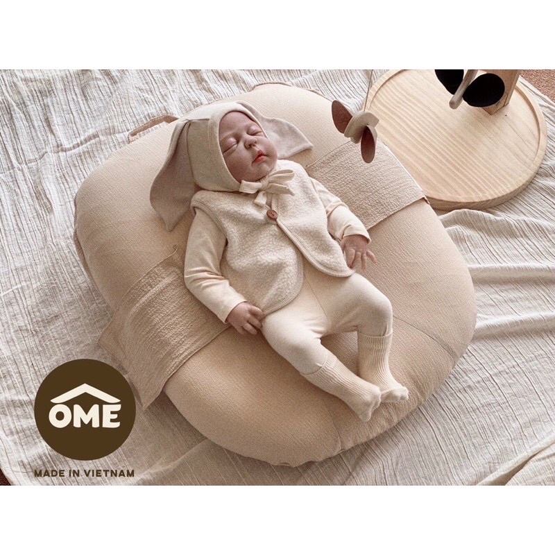 Bộ gối chống trào ngược và chống giật mình OME dành cho bé có 3 màu KT 50 x 60 x10 cm