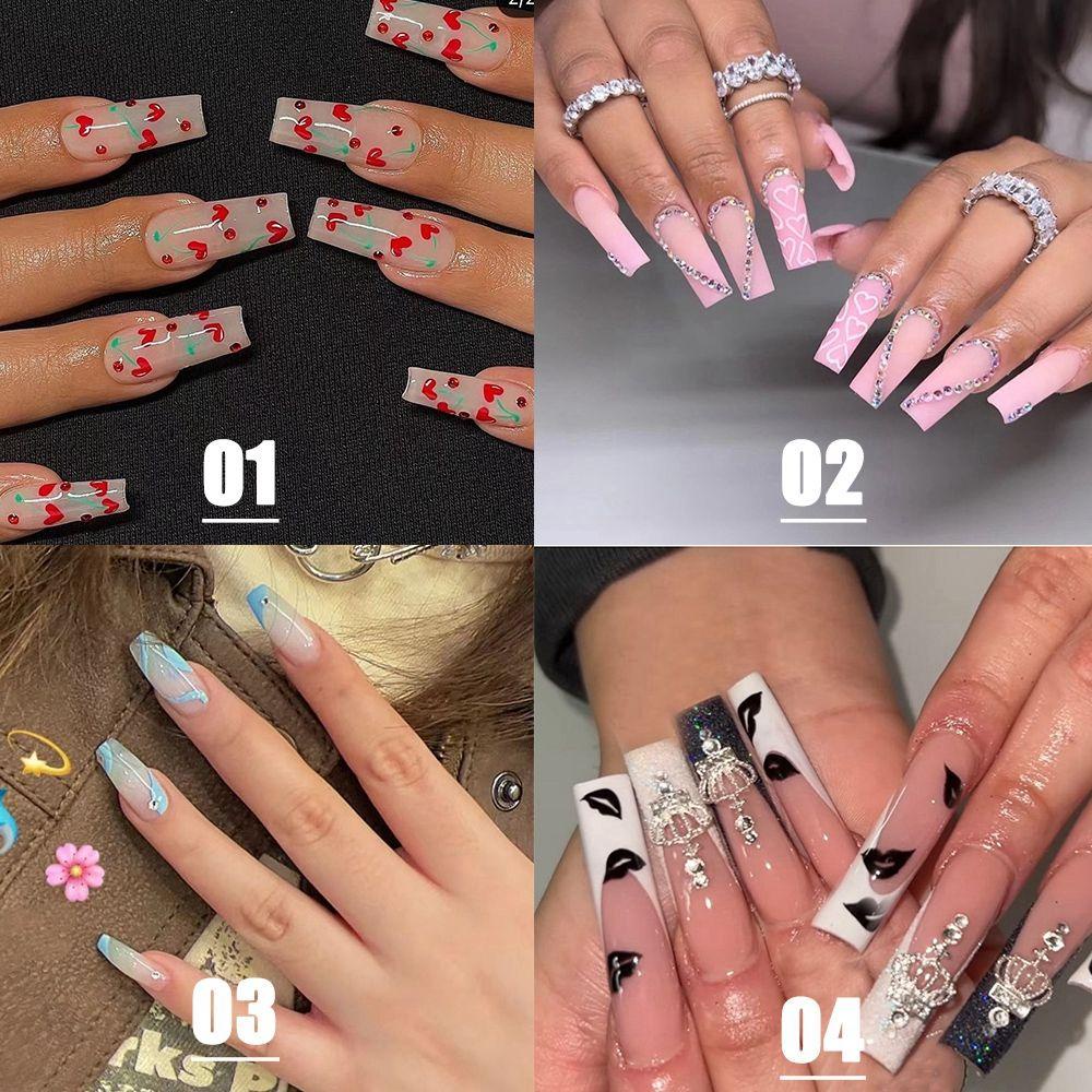 HS Hộp 24 Móng Tay Giả Múa Ba Lê