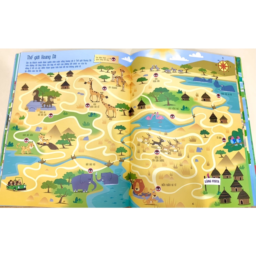 Sách Mê Cung Phát Triển Tư Duy - Khám Phá Thế Giới - Sách Khổ Lớn