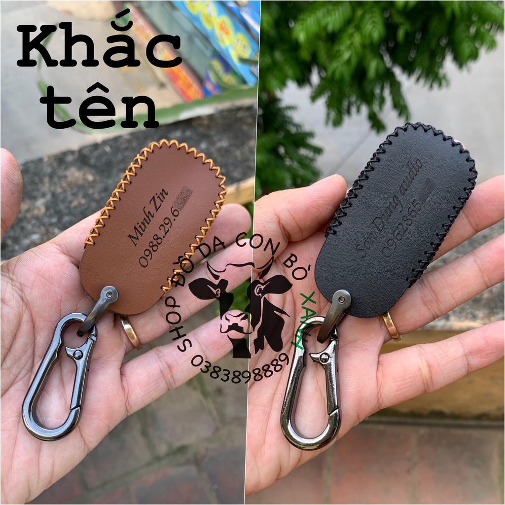 Bao da chìa khoá Xe điện YADEA, Yadea M6i handmade da thật