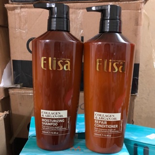 Elisa dầu gội, dầu xả phục hồi tóc chính hãng dung tích 500ml