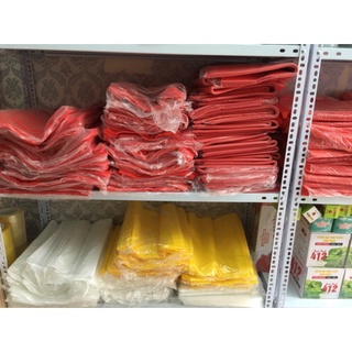 [Siêu Sale] 1Kg Túi Đóng Gói Hàng Ni Lông Hạt Xoài PE Quai Đục Lỗ Nhiều Màu  - Túi Bóng Nilon Hợp Phú Bền Dẻo Dai Giá Rẻ