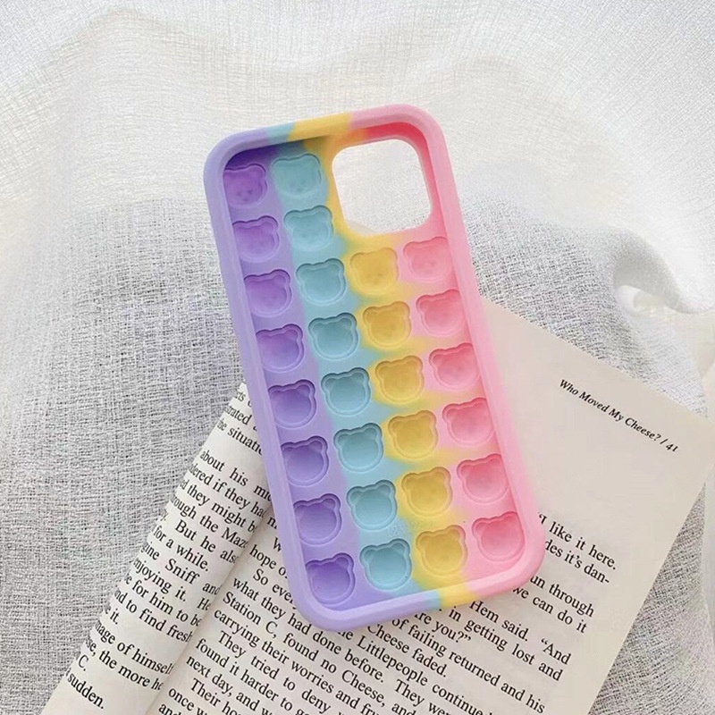 Ốp Điện Thoại Silicon Hình Gấu 3d Cho for iphone 6 6s 7 8 Plus X Xr Xs 11 12 Pro Max Se