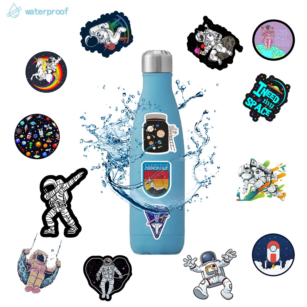 Bộ 50 miếng dán trang trí in họa tiết người ngoài hành tinh độc đáo | BigBuy360 - bigbuy360.vn