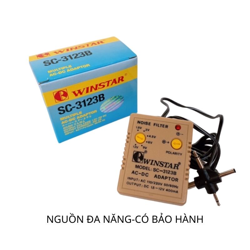 Nguồn đa năng Winstar 3123 máy pen phun xăm mini thần thánh  cao cấp dạng cục