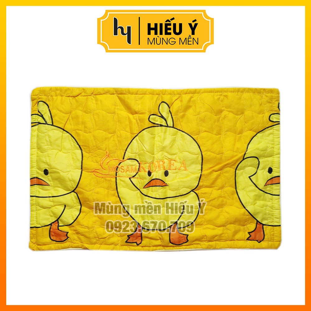 Áo gối trẻ em, áo gối 30x50cm chần thêu có khóa - ẢNH THẬT 100% | Mùng mền Hiếu Ý
