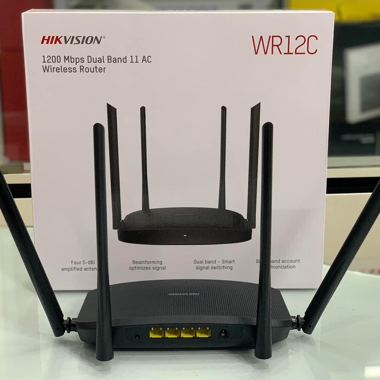 Bộ phát Router Wifi cho gia đình HIKVISION DS-3WR12C I Hàng chính hãng I Bảo hành  24 tháng