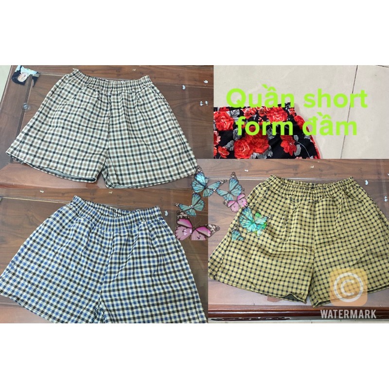 Quần short đùi kaki nữ Form đầm lưng thun đẹp, giá rẻ ( size 45-75 kg)