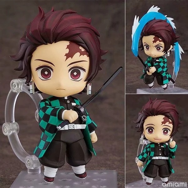 Mô hình nhân vật Tanjiro Kimetsu no Yaiba Thanh gươm diệt quỷ anime chibi trang trí trưng bày đẹp