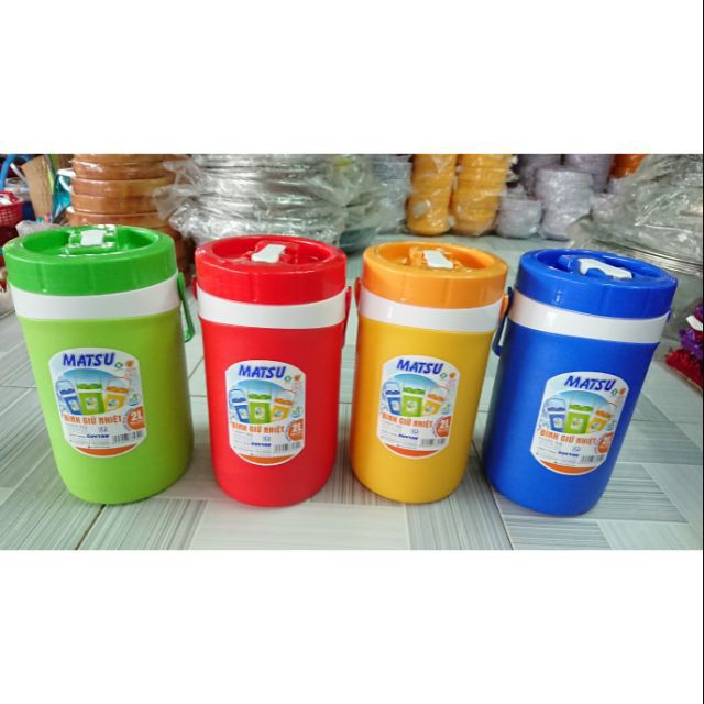 Bình giữ nhiệt hơn 10h đựng đá có vòi rót 2 lít , ca đựng đá có vòi và quai xách cao cấp, BÌNH ĐỰNG NƯỚC DUY TÂN