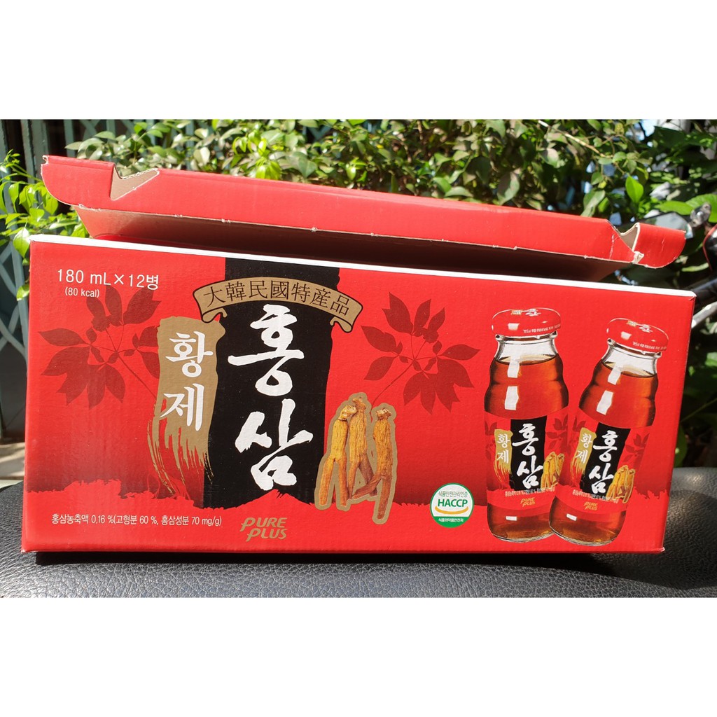 Hộp Nước Hồng Sâm Hàn Quốc King's Red Ginseng (180ml x 12)